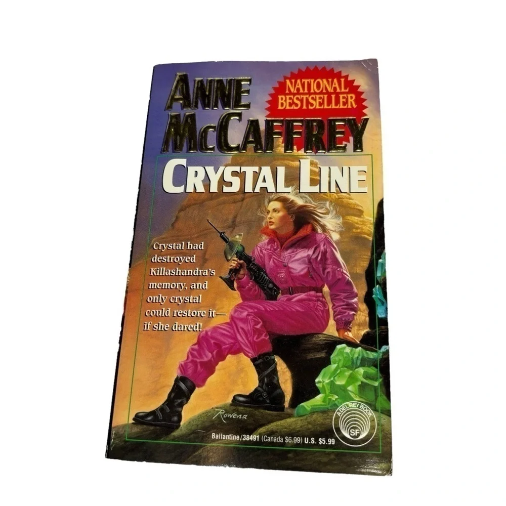 Anne McCaffrey Vintage Paperback Books Bundle of 3 Crystal Singer Series Books‎